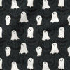 Ghosts Ornate (Black) | Holiday Fabric Design | Cate and Rainn