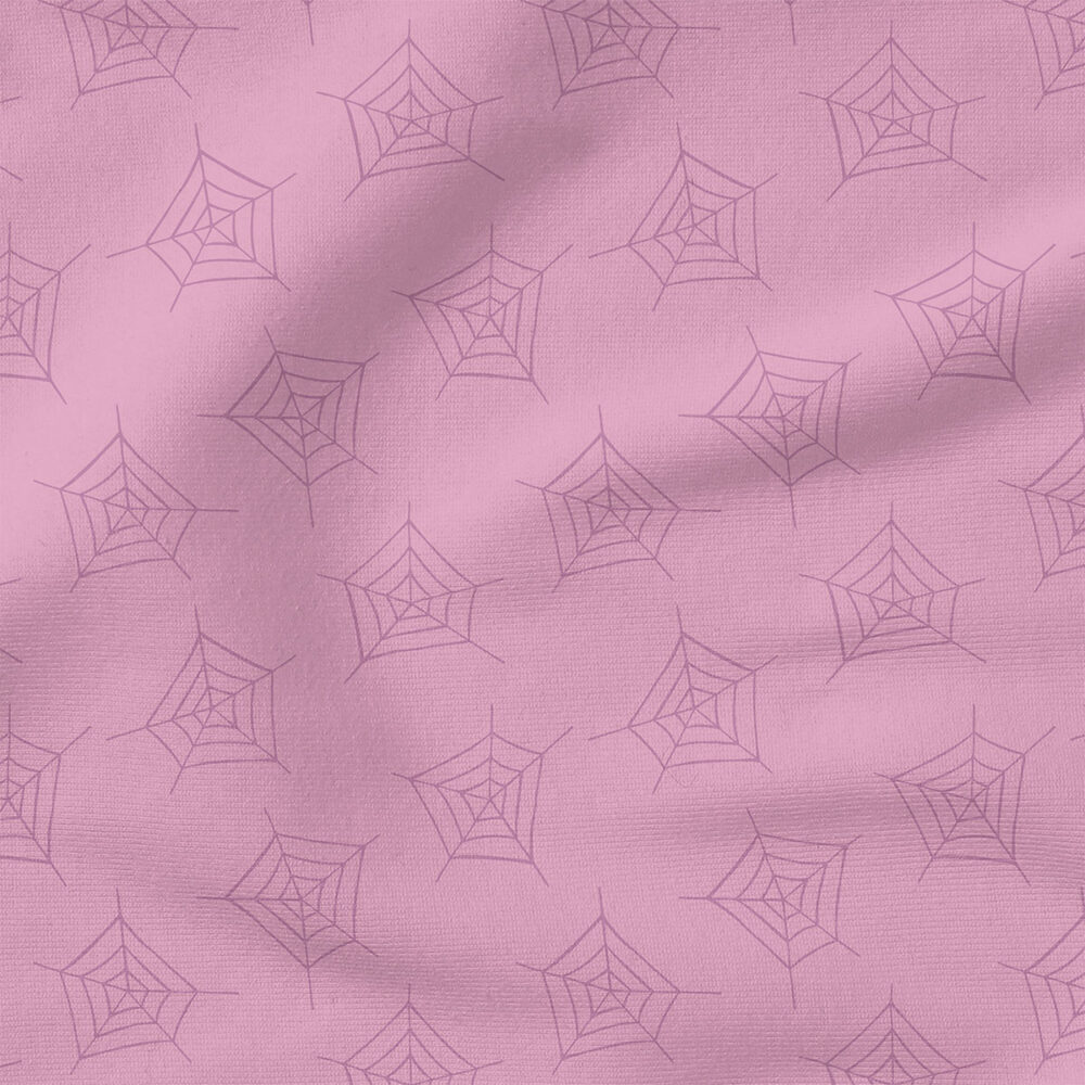 Spiderweb (Purple) | Holiday Fabric Design | Cate and Rainn