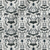 Spooky (Black and Cream) | Holiday Fabric Design | Cate and Rainn