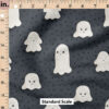 Ruler Scale for Halloween Little Ghosts (Black) by Cate and Rainn