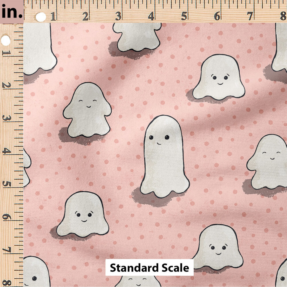 Ruler Scale for Halloween Little Ghosts (Pink) by Cate and Rainn