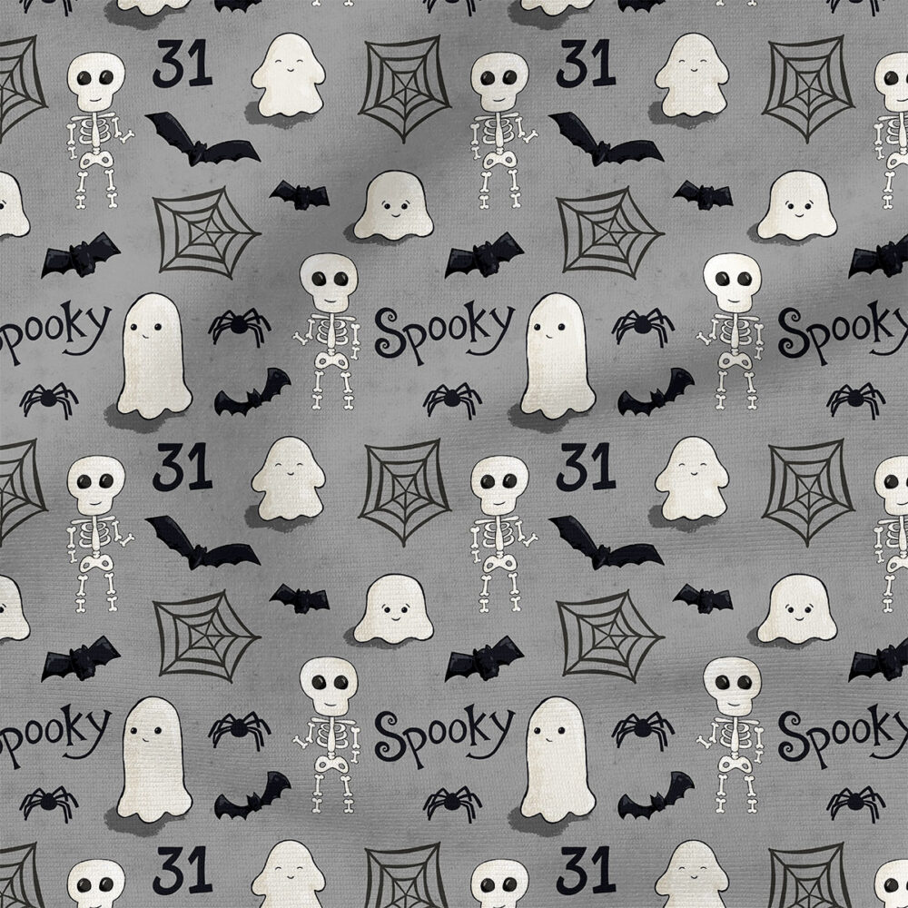 Halloween Spooky | Holiday Fabric Design | Cate and Rainn