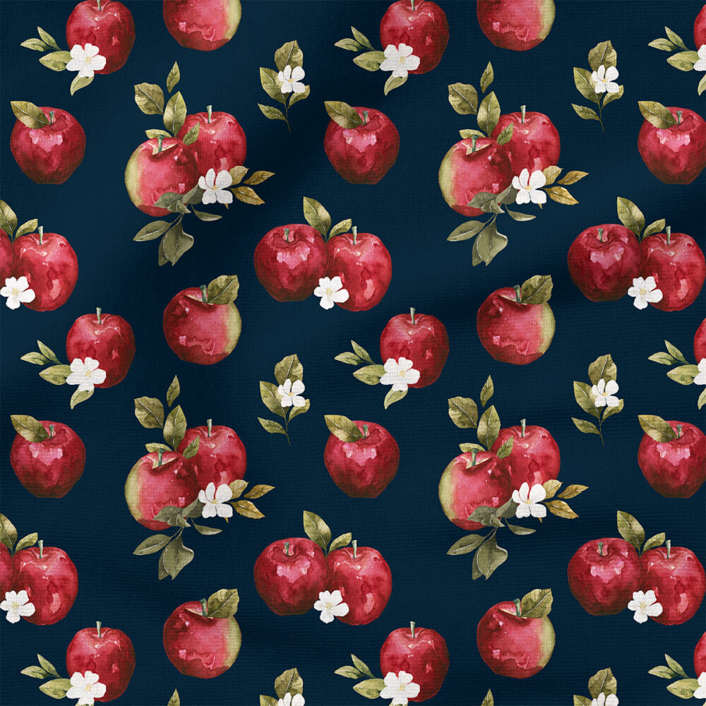 Apple Blossoms (Navy Blue) | Fruit