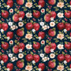 Apple Floral (Navy Blue) | Fruit