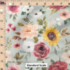 Ruler Scale for Autumn Bouquet (Blue) by Cate and Rainn