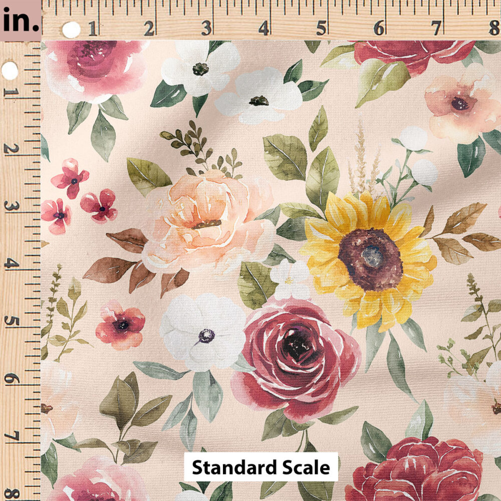 Ruler Scale for Autumn Bouquet (Pink) by Cate and Rainn