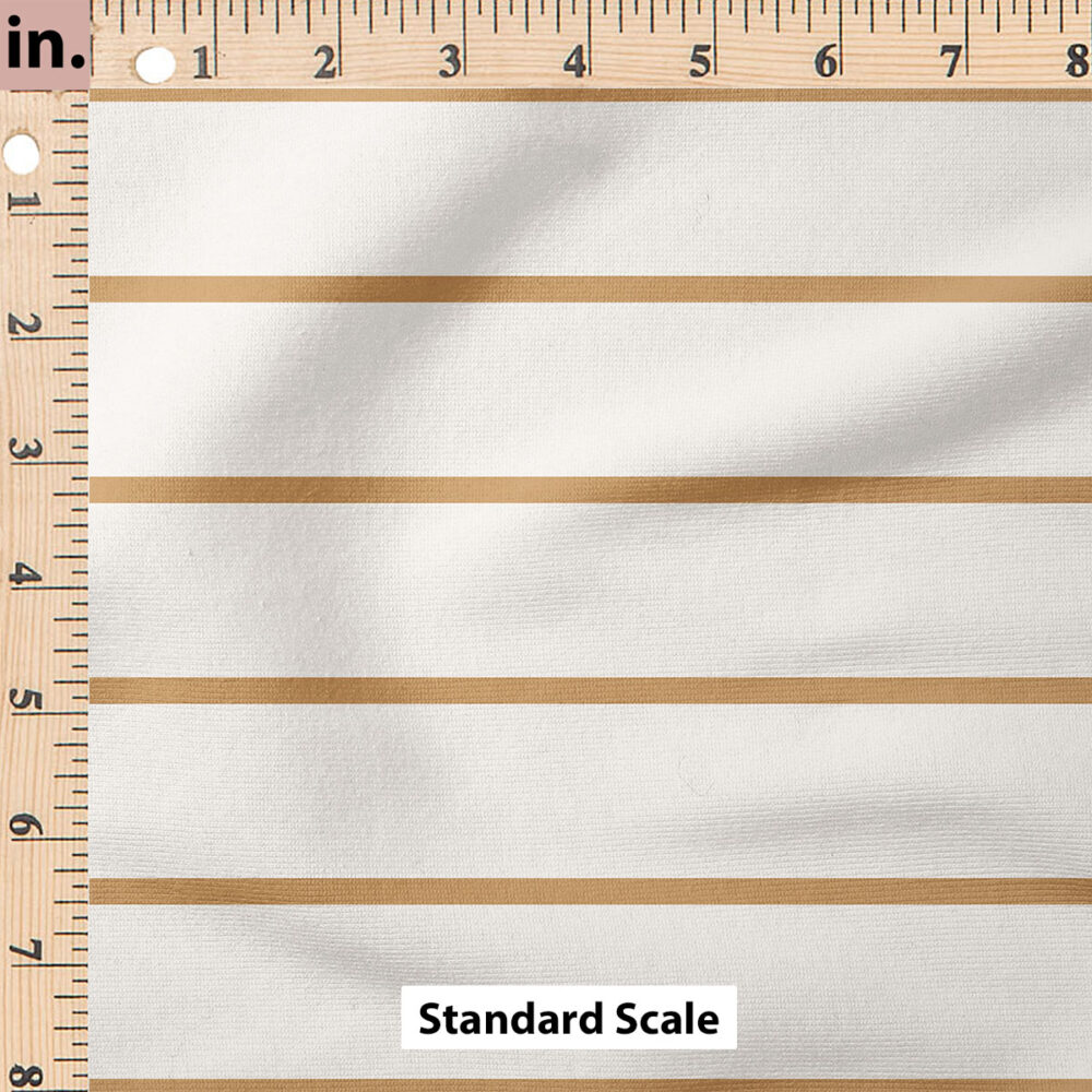 Ruler Scale for Fall Stripes (Caramel Cream) by Cate and Rainn