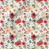 Felicity Floral (Cream) | Botanical Fabric Design | Cate and Rainn