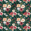 Felicity Floral (Emerald) | Botanical Fabric Design | Cate and Rainn