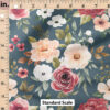 Ruler Scale for Felicity Floral (Night Blue) by Cate and Rainn