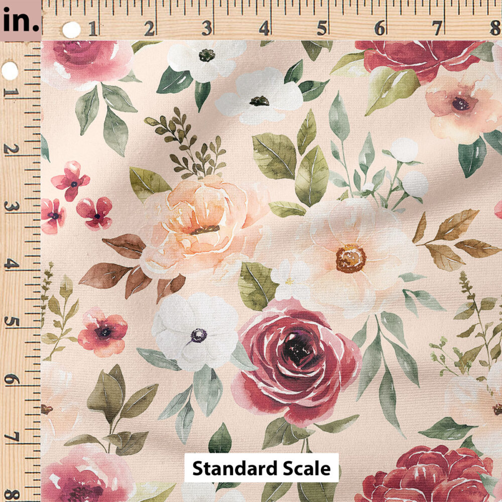 Ruler Scale for Felicity Floral (Pink) by Cate and Rainn