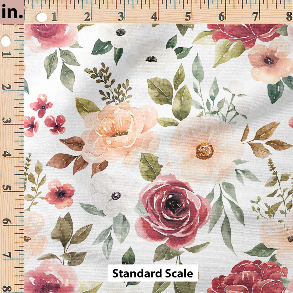 Ruler Scale for Felicity Floral (White) by Cate and Rainn