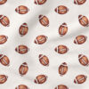 Felicity Football (Cream) | Sports Fabric Design | Cate and Rainn