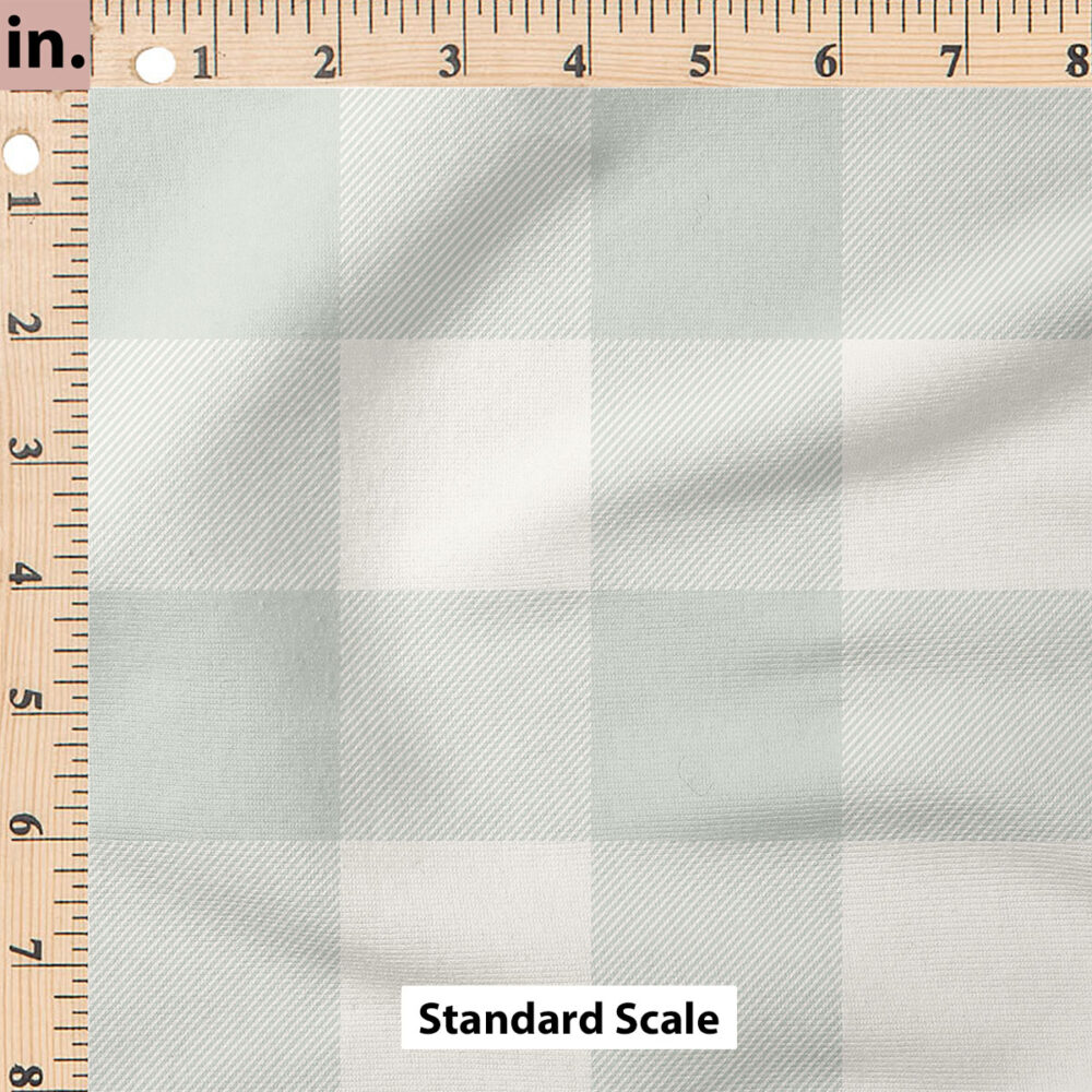 Ruler Scale for Felicity Plaid (Blue Cream) by Cate and Rainn