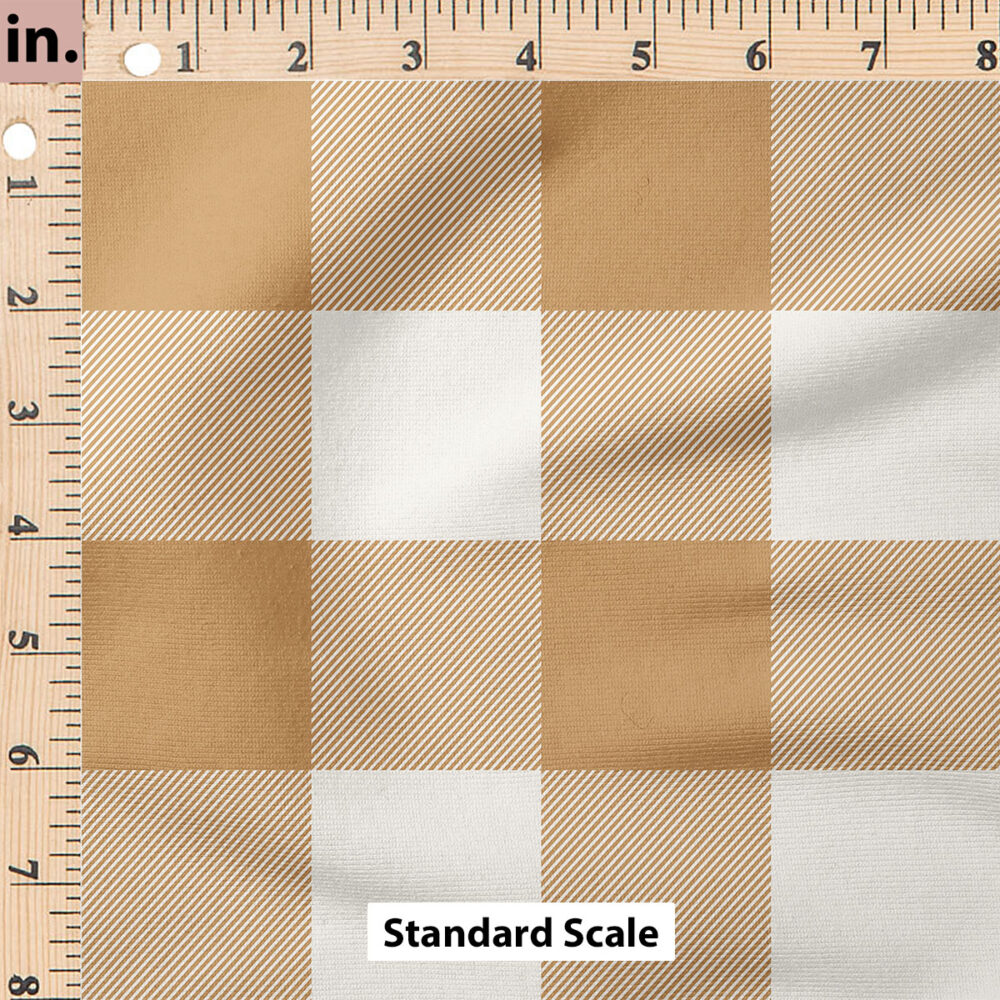 Ruler Scale for Felicity Plaid (Caramel) by Cate and Rainn