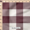 Ruler Scale for Felicity Plaid (Maroon) by Cate and Rainn