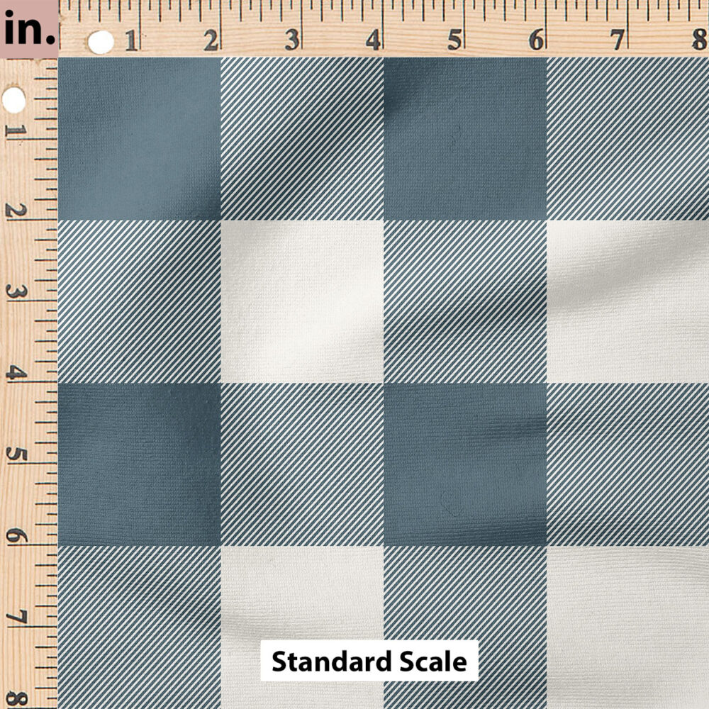 Ruler Scale for Felicity Plaid (Night Blue) by Cate and Rainn