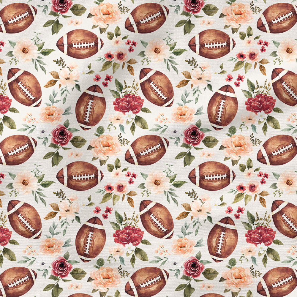 Football Floral (Cream) | Botanical