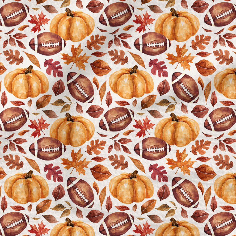 Football Pumpkins (Cream) | Autumn