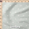 Ruler Scale for Polka Dots (Blue) by Cate and Rainn