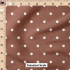 Ruler Scale for Polka Dots (Brown) by Cate and Rainn