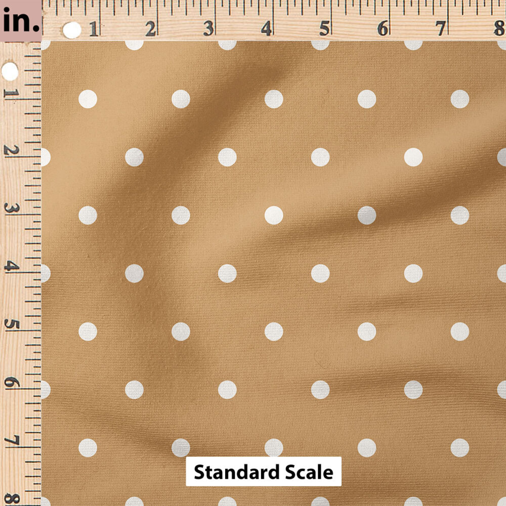 Ruler Scale for Polka Dots (Caramel) by Cate and Rainn