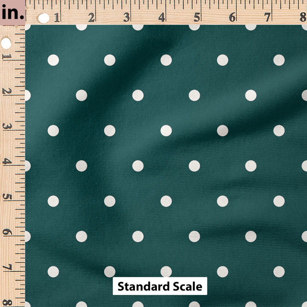 Ruler Scale for Polka Dots (Emerald) by Cate and Rainn