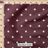 Ruler Scale for Polka Dots (Maroon) by Cate and Rainn