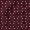 Polka Dots (Maroon) | Stripes and Shapes Fabric Design | Cate and Rainn