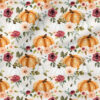 Pumpkin Floral (Cream) | Autumn