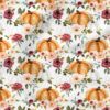 Pumpkin Floral (White) | Autumn