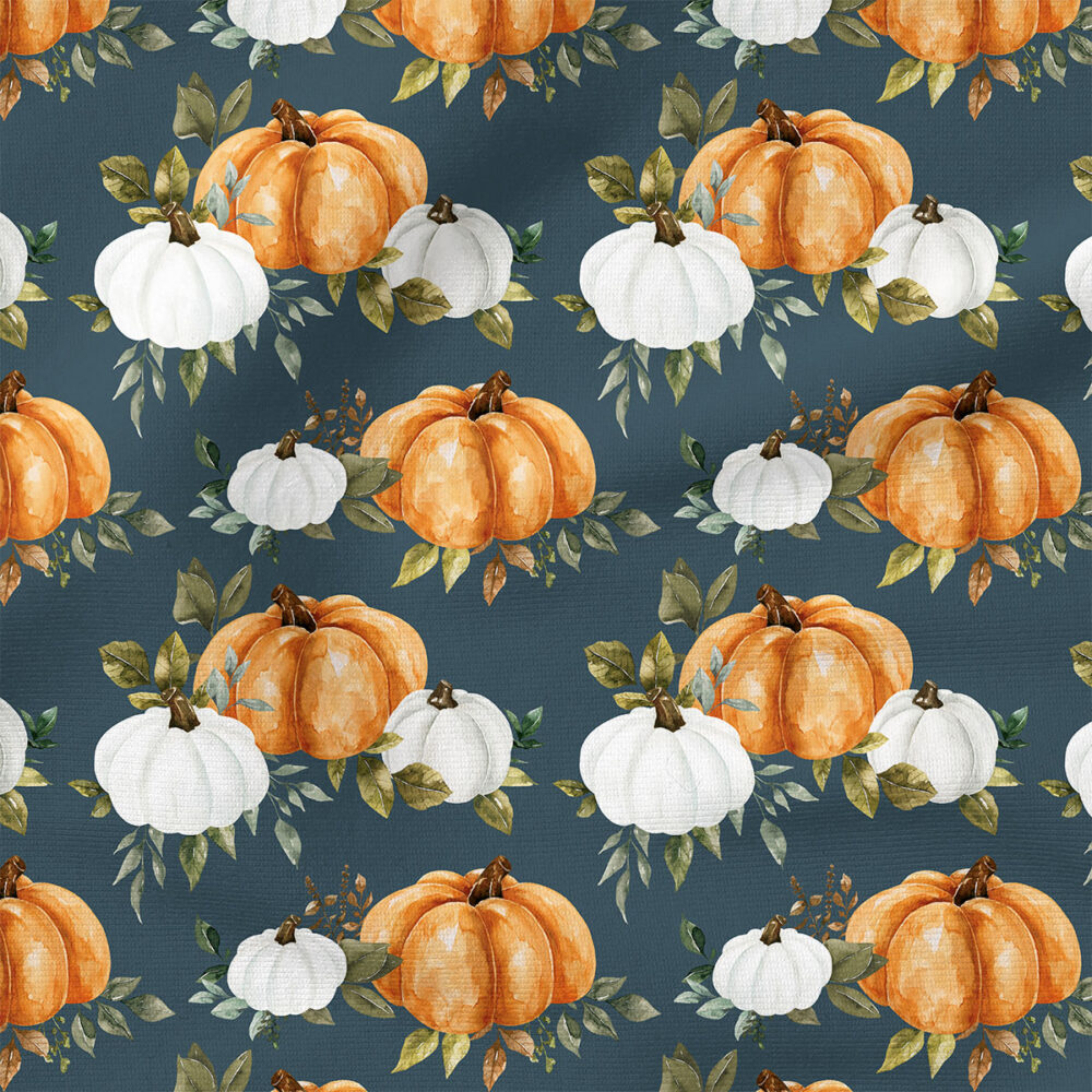 Pumpkins (Night Blue) | Autumn