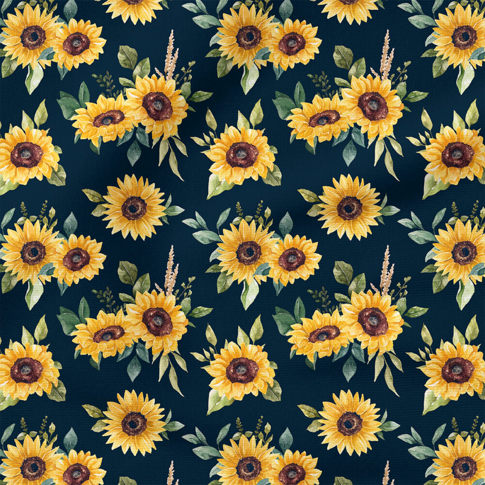 Sunflowers (Navy Blue) | Autumn