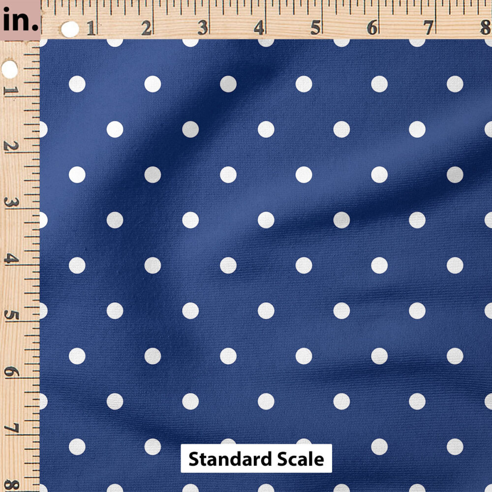 Ruler Scale for Polka Dot (Blue) by Cate and Rainn