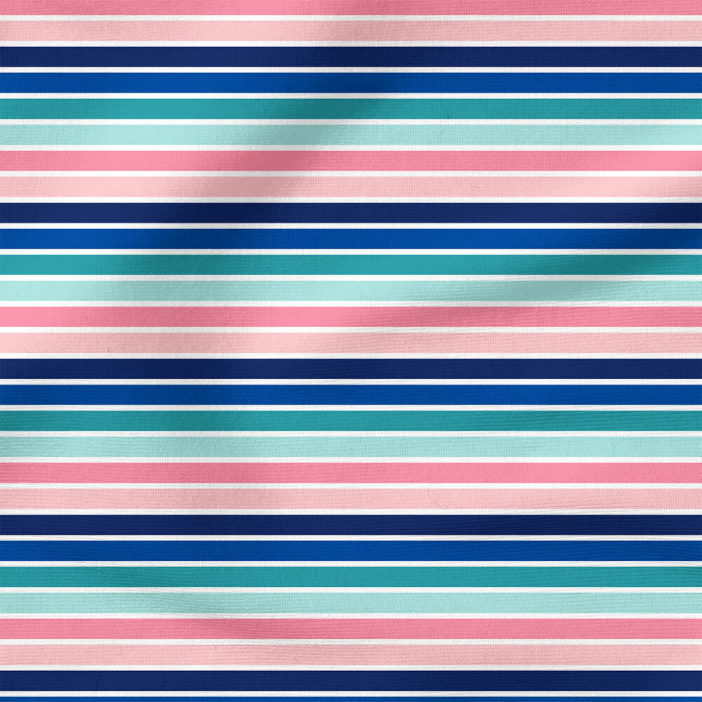 Stripe (Multicolor) | Stripes and Shapes Fabric Design | Cate and Rainn