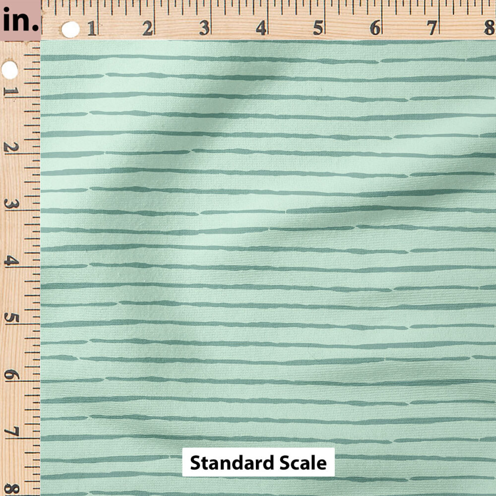 Ruler Scale for Boho Stripe (Mint) by Cate and Rainn