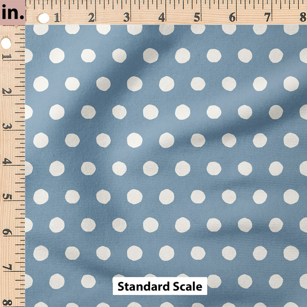 Ruler Scale for Polka Dot (Periwinkle) by Cate and Rainn