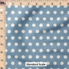 Ruler Scale for Polka Dot (Periwinkle) by Cate and Rainn