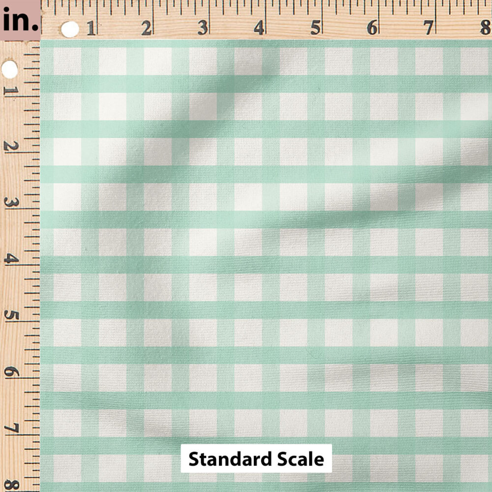 Ruler Scale for Plaid (Mint) by Cate and Rainn