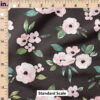 Ruler Scale for Blush Floral (Black) by Cate and Rainn