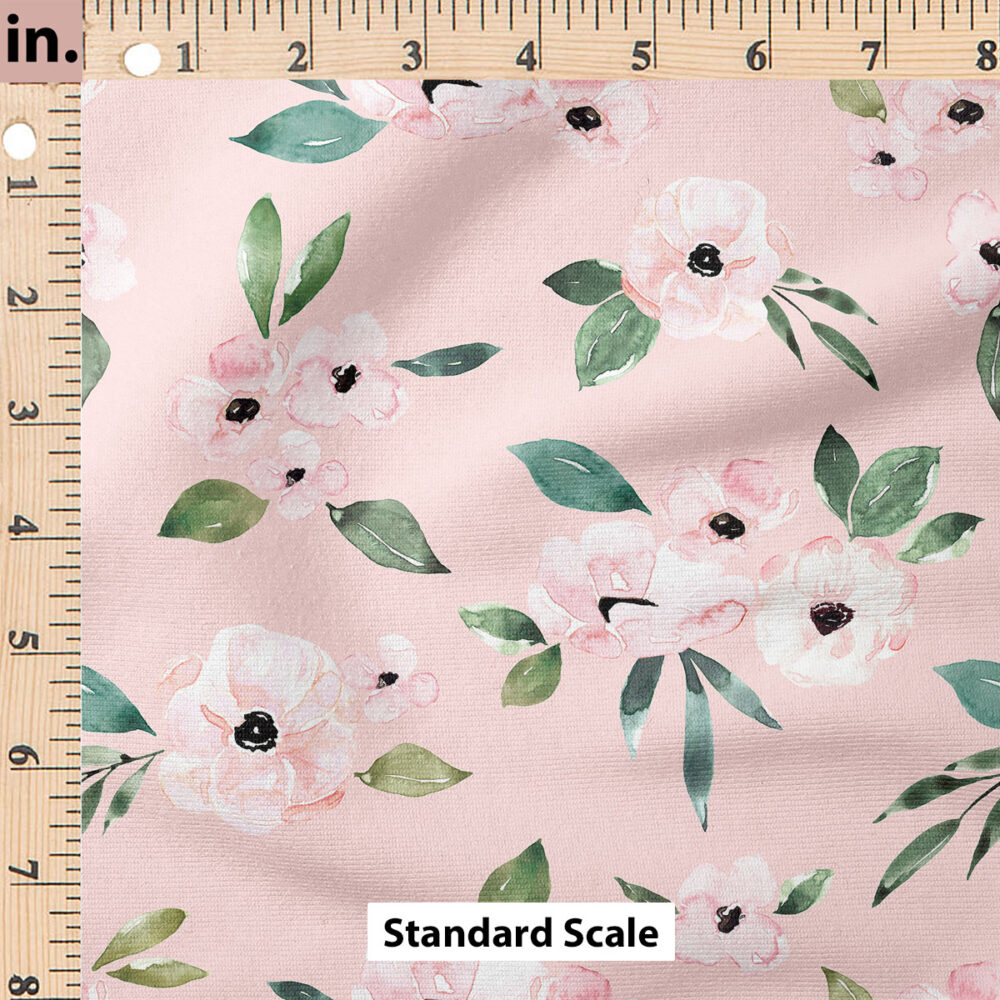 Ruler Scale for Blush Floral (Pink) by Cate and Rainn