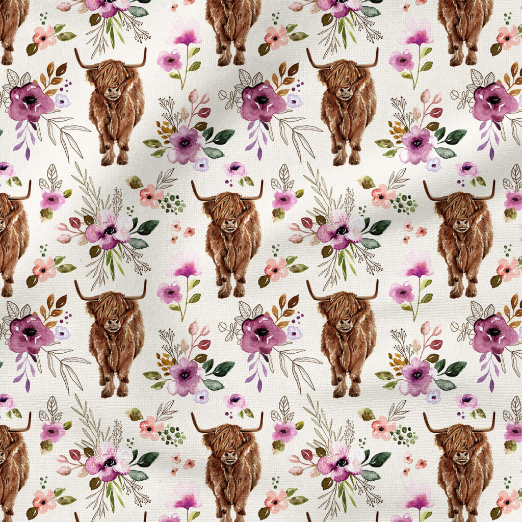 Highland Floral (Cream) | Botanical