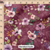 Ruler Scale for Boho Floral (Merlot) by Cate and Rainn