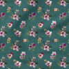 Flower Dots (Teal) | Botanical Fabric Design | Cate and Rainn