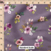 Ruler Scale for Boho Flowers (Purple) by Cate and Rainn