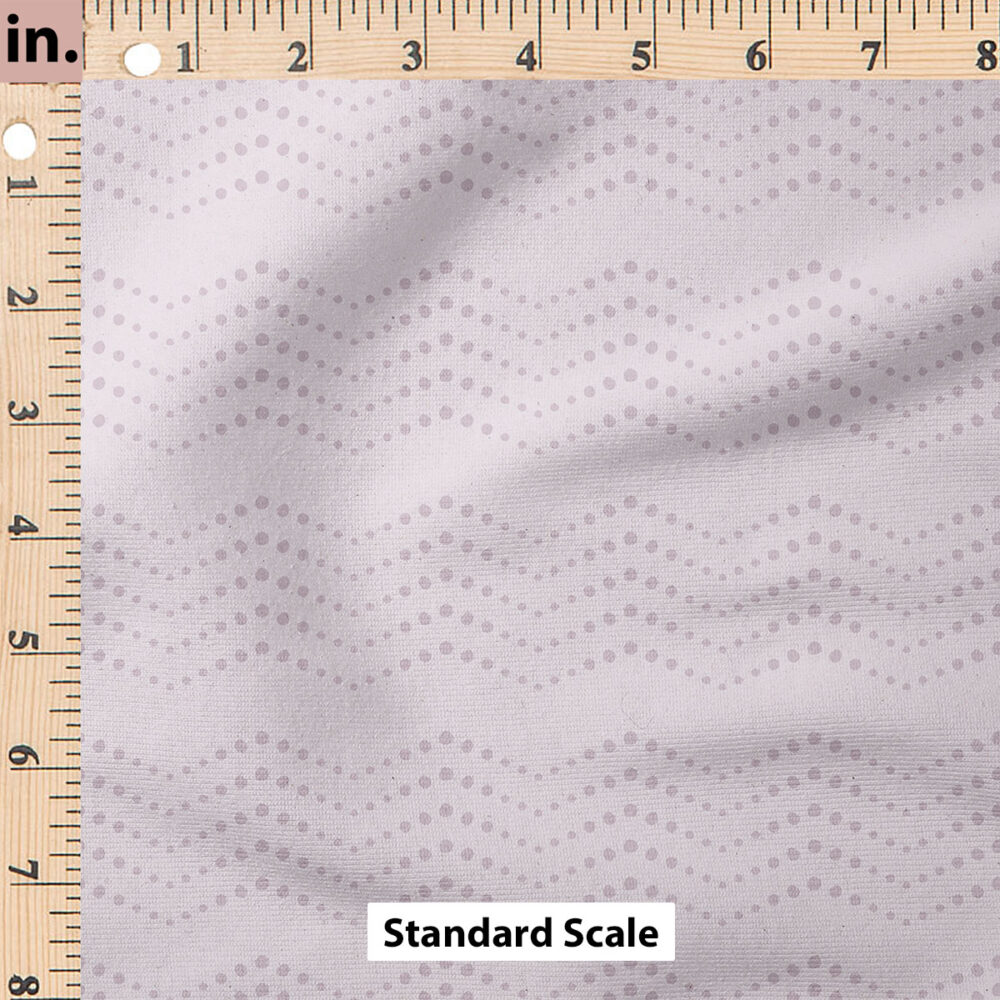 Ruler Scale for Boho Dots (Lilac) by Cate and Rainn