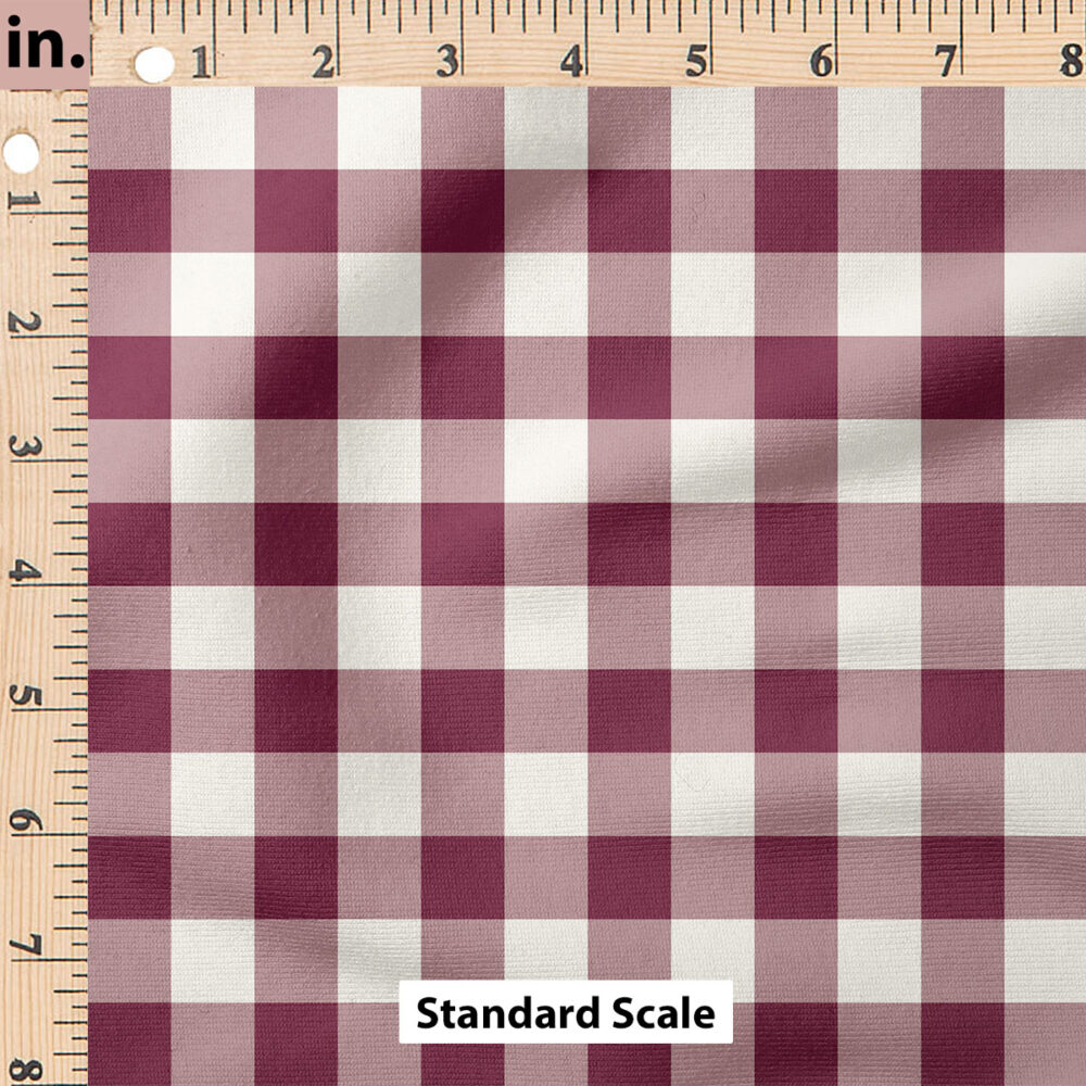 Ruler Scale for Gingham (Red) by Cate and Rainn