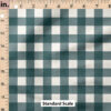 Ruler Scale for Gingham (Teal) by Cate and Rainn