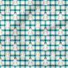 Penguin Plaid (Teal and Cream) | Holiday