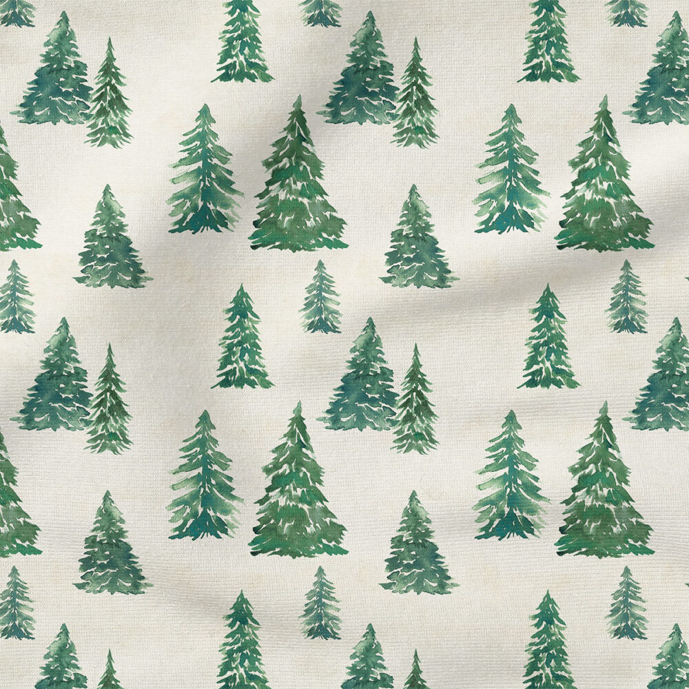 Burlap Christmas Trees (Green) | Texture